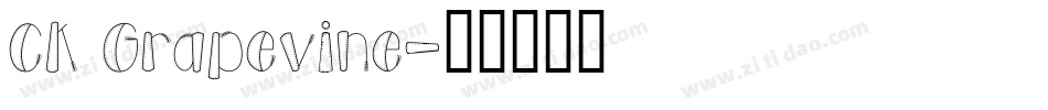 CK Grapevine字体转换